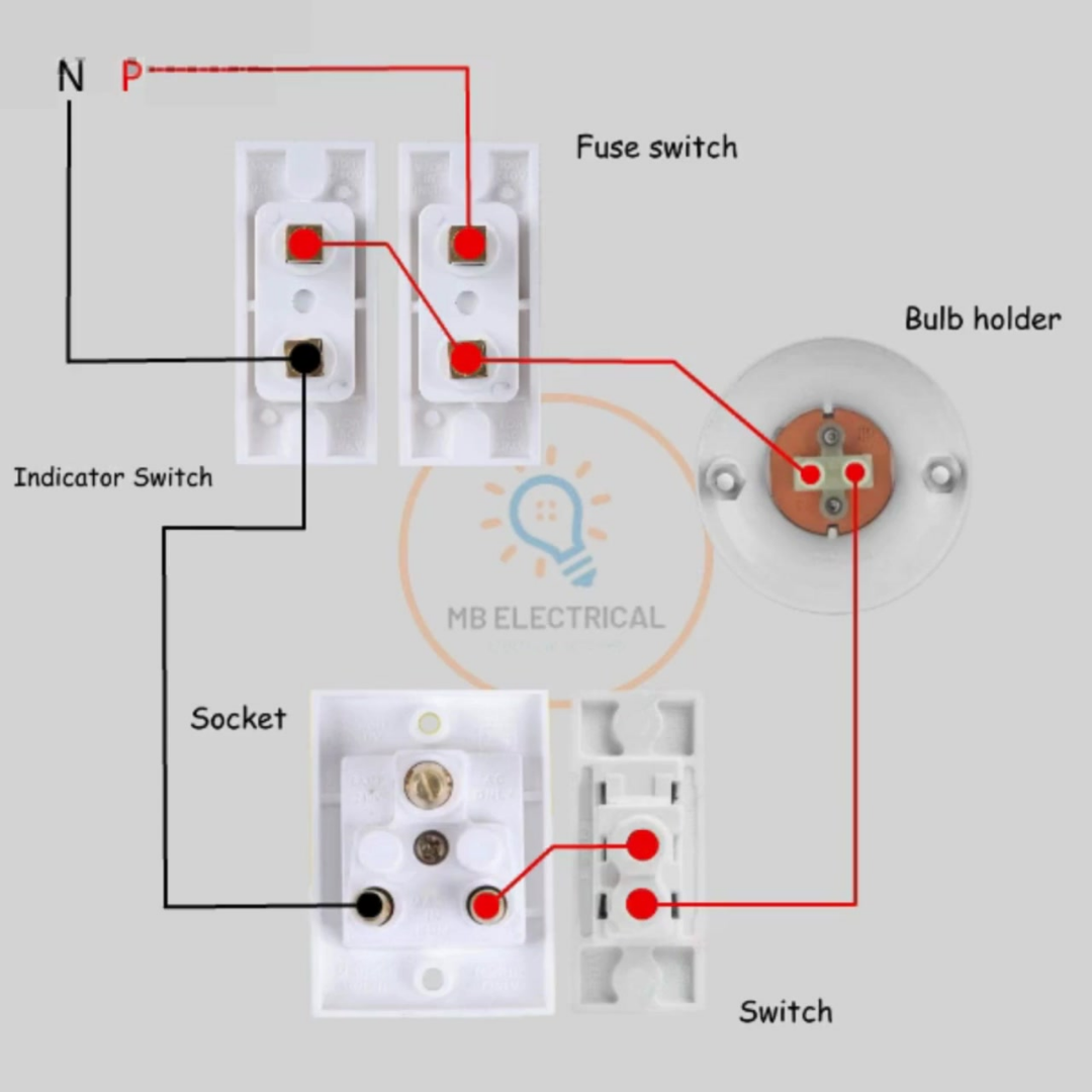 series testing board connection diagram