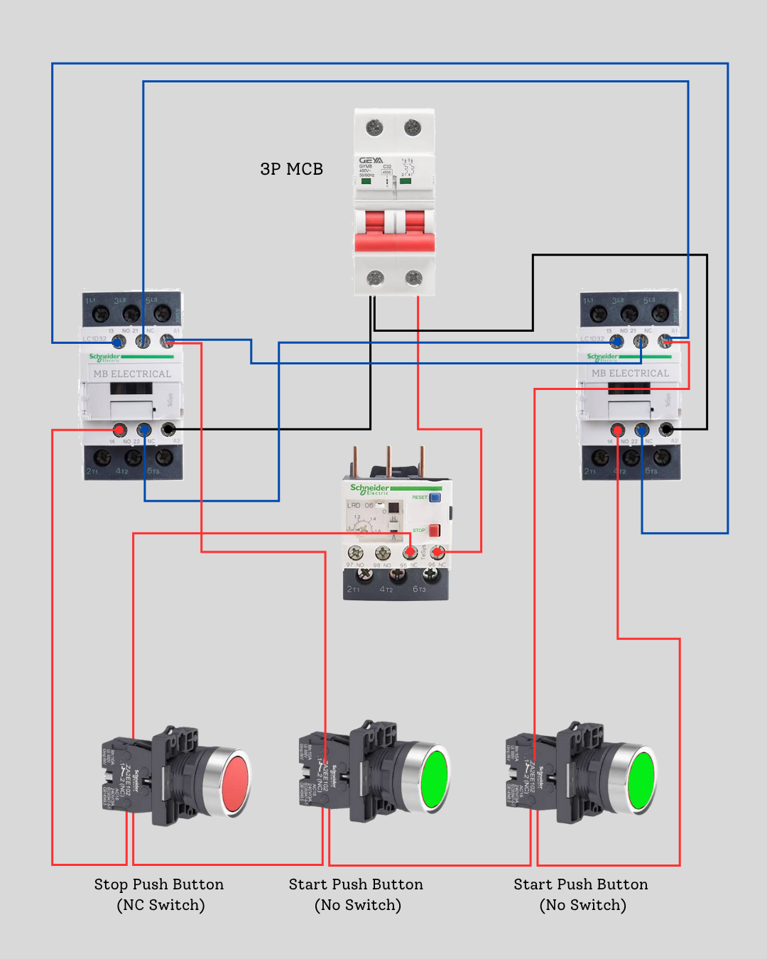 Reverse Forward Control Diagram – 3 Phase Motor Wiring Explained