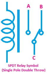 spdt relay symbol spdt relay symbol